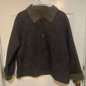 Woman’s handmade leather fleece lined no tags estimated woman’s med